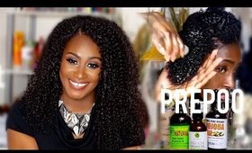 DIY PrePoo Treatment for Natural Hair HAIRCATION | Shlinda1