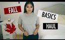 Fall Basics Try On Haul 2015 | makeupbyritz