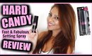 HARD CANDY Fast and Fabulous Setting Spray Review! │ DRUGSTORE Setting Spray Review!