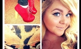 Plus Size OOTD: Wild Cats and Spikes