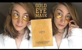 24K GOLD EYE MASK UNDER $10 | Does It Work???