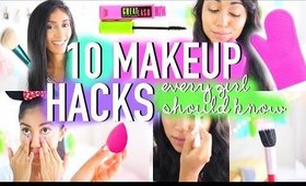 10 MAKEUP HACKS EVERY GIRL SHOULD KNOW | Paris & Roxy