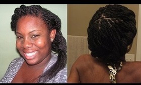 ✄Hair| Flat twists Crown Braid on Senegalese braids *Collab with Blessednelly16*