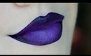 Blackened Purple Ombre Lips