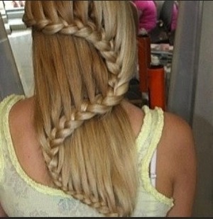 This braid is ideal for anything, you can still wear your hair down and have a braid in it.