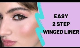 Easy 2 step winged liner