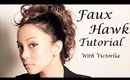 Messy Faux Hawk Hairstyle Tutorial