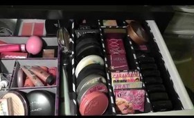 Makeup Vanity Organization
