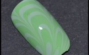 Water Marble May: Marble #12 Mint and Green