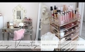 Declutter Organize Decorate - My Vanity