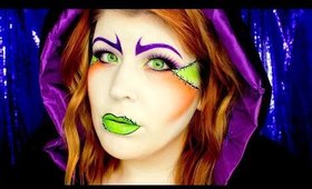 Stitch Witch Halloween Makeup and Bloody Bloopers goldiestarling