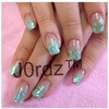 Pastel Blue and Green