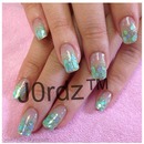 Pastel Blue and Green