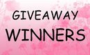 Giveaway Winners - $100 Gift Cards