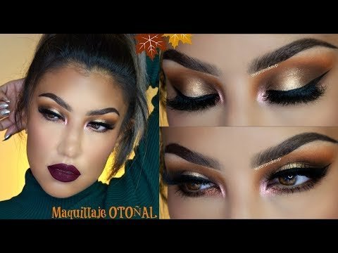  Maquillaje OTOÑAL (calido amarillo naranja vino)/ AUTUMN makeup tutorial (fall)