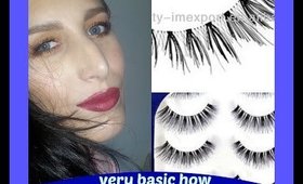 basics: fake lashes