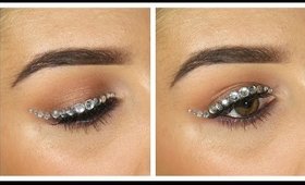 Rhinestone Eyeliner | Makeup Tutorial ♥