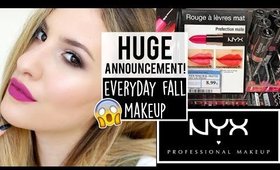 Everyday Fall Makeup Tutorial + HUGE ANNOUNCEMENT!! ♡ JamiePaigeBeauty