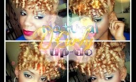 ❣NATURAL CURLY UP-DO❣