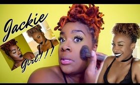 I TRIED FOLLOWING A JACKIE AINA MAKEUP TUTORIAL!!!!!