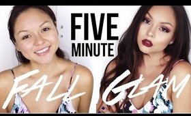 Easy Fall Glam Look under 5 minutes | @Gabybaggg