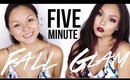 Easy Fall Glam Look under 5 minutes | @Gabybaggg