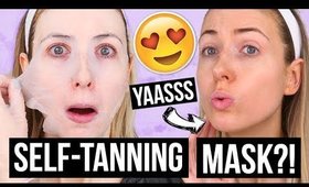 Self-Tanning FACE MASK?! || First Impression Friday