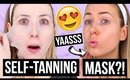 Self-Tanning FACE MASK?! || First Impression Friday