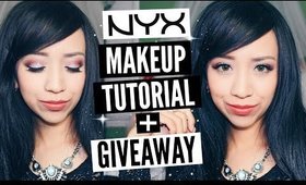 One Brand Makeup Tutorial: NYX Cosmetics + Too Faced/Urban Decay Giveaway!