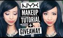One Brand Makeup Tutorial: NYX Cosmetics + Too Faced/Urban Decay Giveaway!
