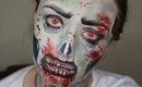 Easy Face Paint Only Zombie-31 Days Of Halloween