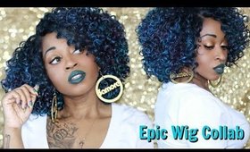 OIL SLICK IRIDESCENT HAIR ☆ - RCP783 EMMA Mane Concept  Lace Front - Epic Wig Collab