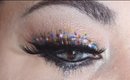 Christmas Lights Inspired MakeUp * Maquillaje Ispirado En luces De Navidad Tutorial