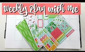Weekly Plan With Me: How I'm using my Erin Condren Life Planner 2017-2018 Neutral Vertical Layout
