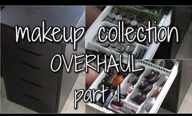 Makeup Collection Overhaul: Part 1 ~ Ikea Alex Drawers 1 & 2 [Cream Shadows & Cheek Products]