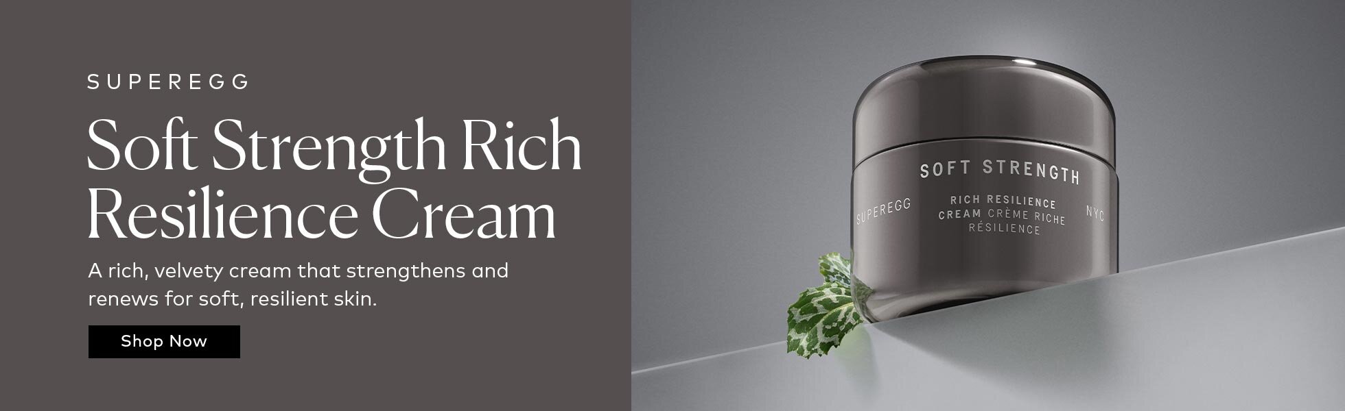This rich, velvety cream firms, smooths, and strengthens with a lasting sense of comfort. Shop the Superegg Soft Strength Rich Resilience Cream on Beautylish.com