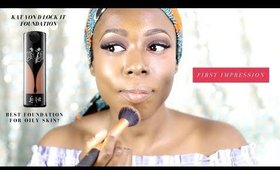 FIRST IMPRESSION| KAT VON D LOCK IT FOUNDATION (Dark Skin)