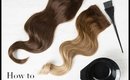 How to dye your Hair Extensions DIY