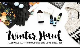 Winter Haul | Madewell, Anthropologie, One Love Organics