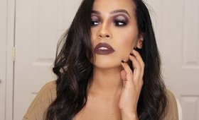 Dark Brown Realness : Cut Crease And Lip Tutorial | MAKEUPBYFASHIONSVIXEN