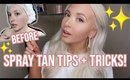 BEST SPRAY TAN GUIDE | Tips & Tricks | How to Get a Spray Tan