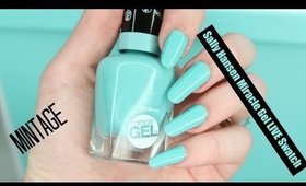 Sally Hansen Miracle Gel Mintage LIVE Nail Swatch