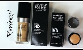 MAKE UP FOR EVER Ultra HD Invisible Cover Liquid + Stick Foundations | Bailey B.