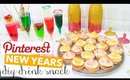 Pinterest New Years Eve DIY, Drinks & Snacks