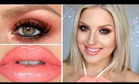 Chit Chat Get Ready With Me! ♡ Bright Grunge Eyes & Soft Ombre Lips!