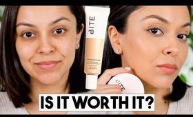 BITE BEAUTY CHANGEMAKER FOUNDATION FIRST IMPRESSION REVIEW! I've been WAITING for this | Trina Duhra