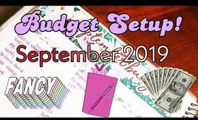 BUDGET WITH ME! | September 2019 BUDGET PLANNER SETUP | Paycheck to Paycheck Budgeting | Dave Ramsay