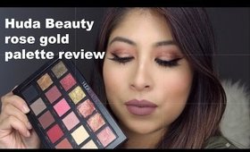 Huda Beauty  Rose Gold Palette my honest review