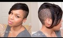 10| Natural Hairstyle :: Straightened Hair & Shaved Sides + Maintanence