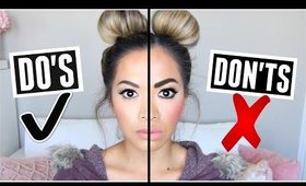 Makeup Mistakes To Avoid! DO'S AND DON'TS!